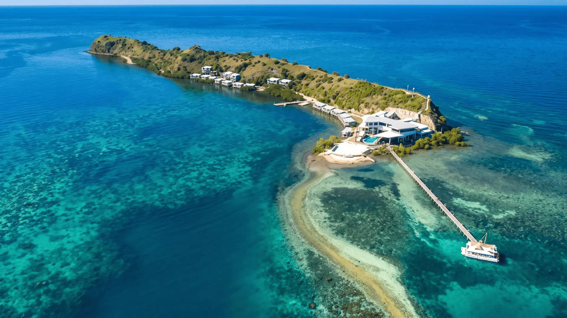 Tropical paradise at Loloata Island near Alotau in Papua New Guinea