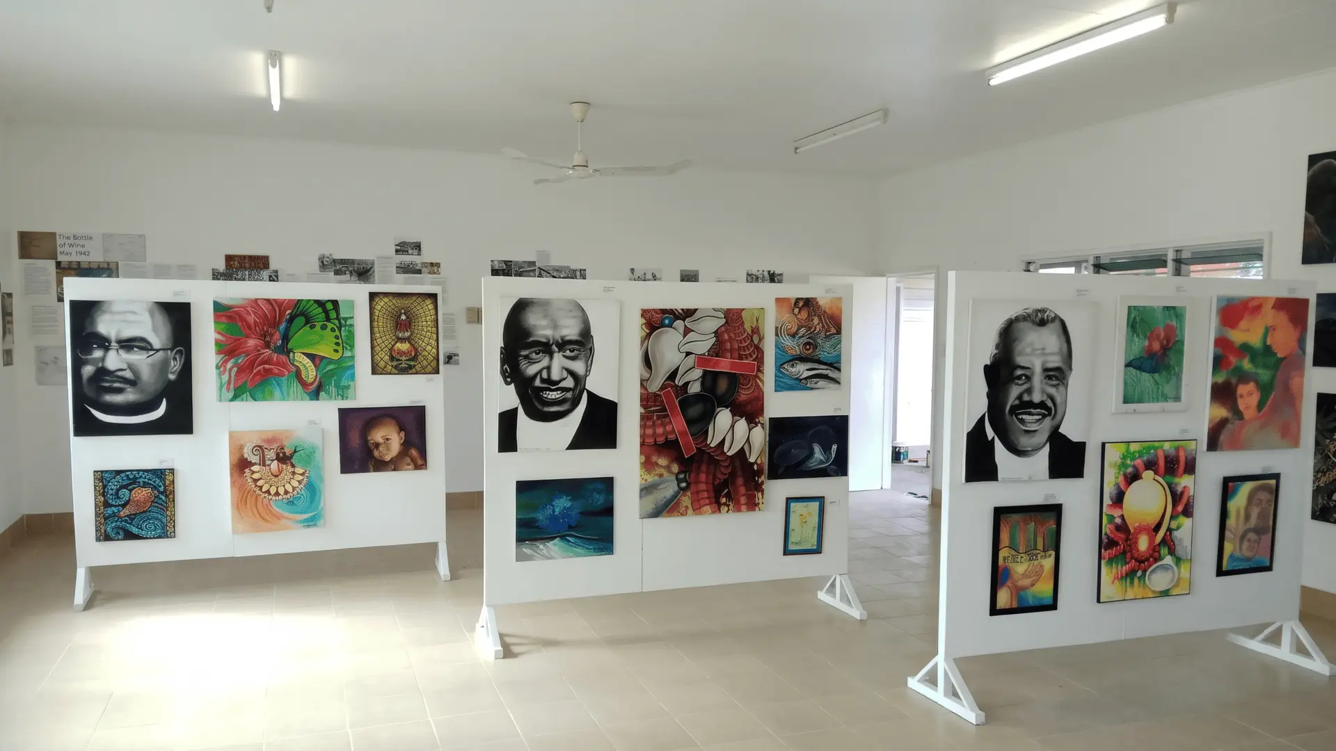 Exhibits at Alotau Massim Museum showcasing traditional culture of Papua New Guinea