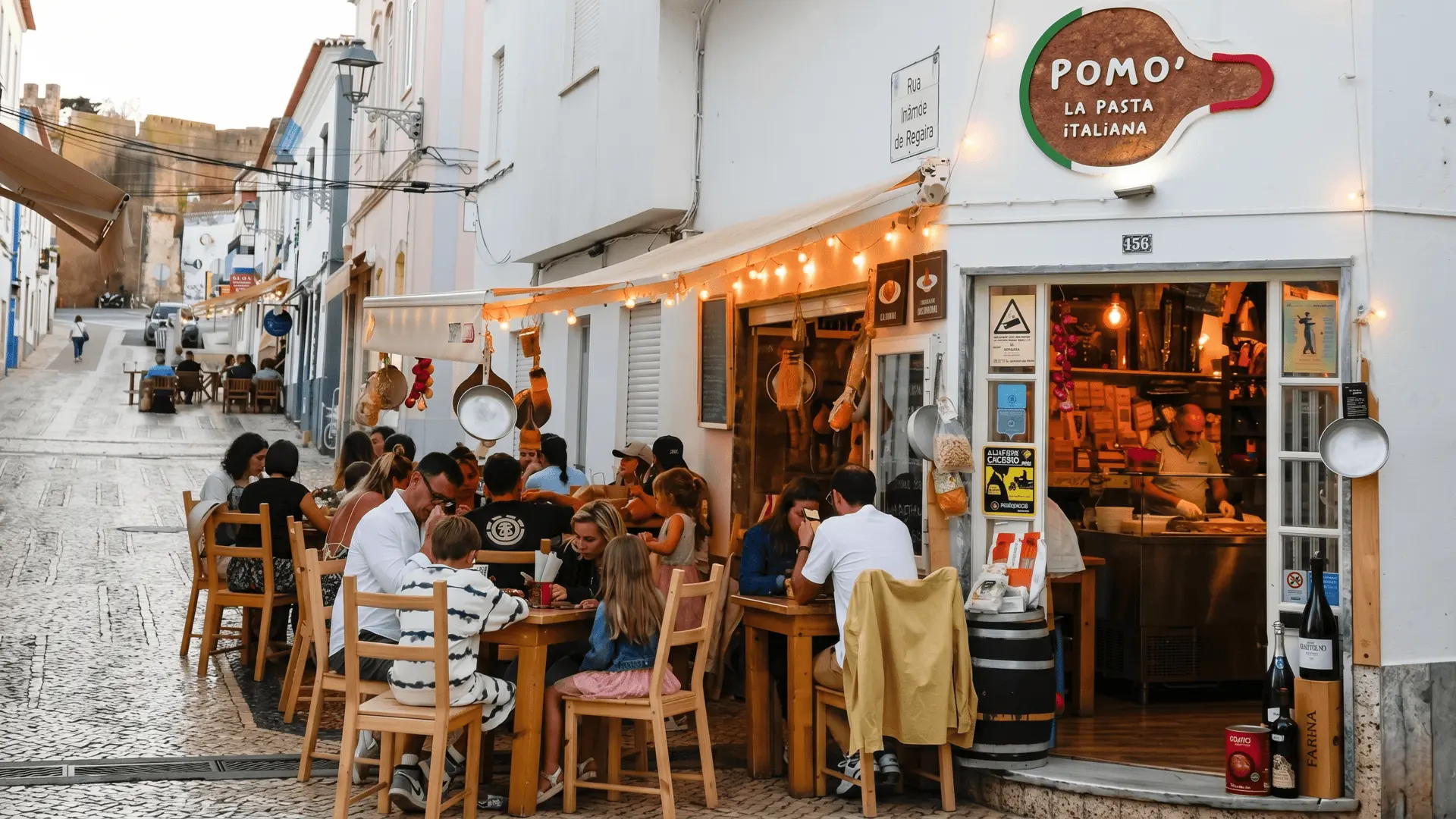 Italian Restaurant in old town Lagos