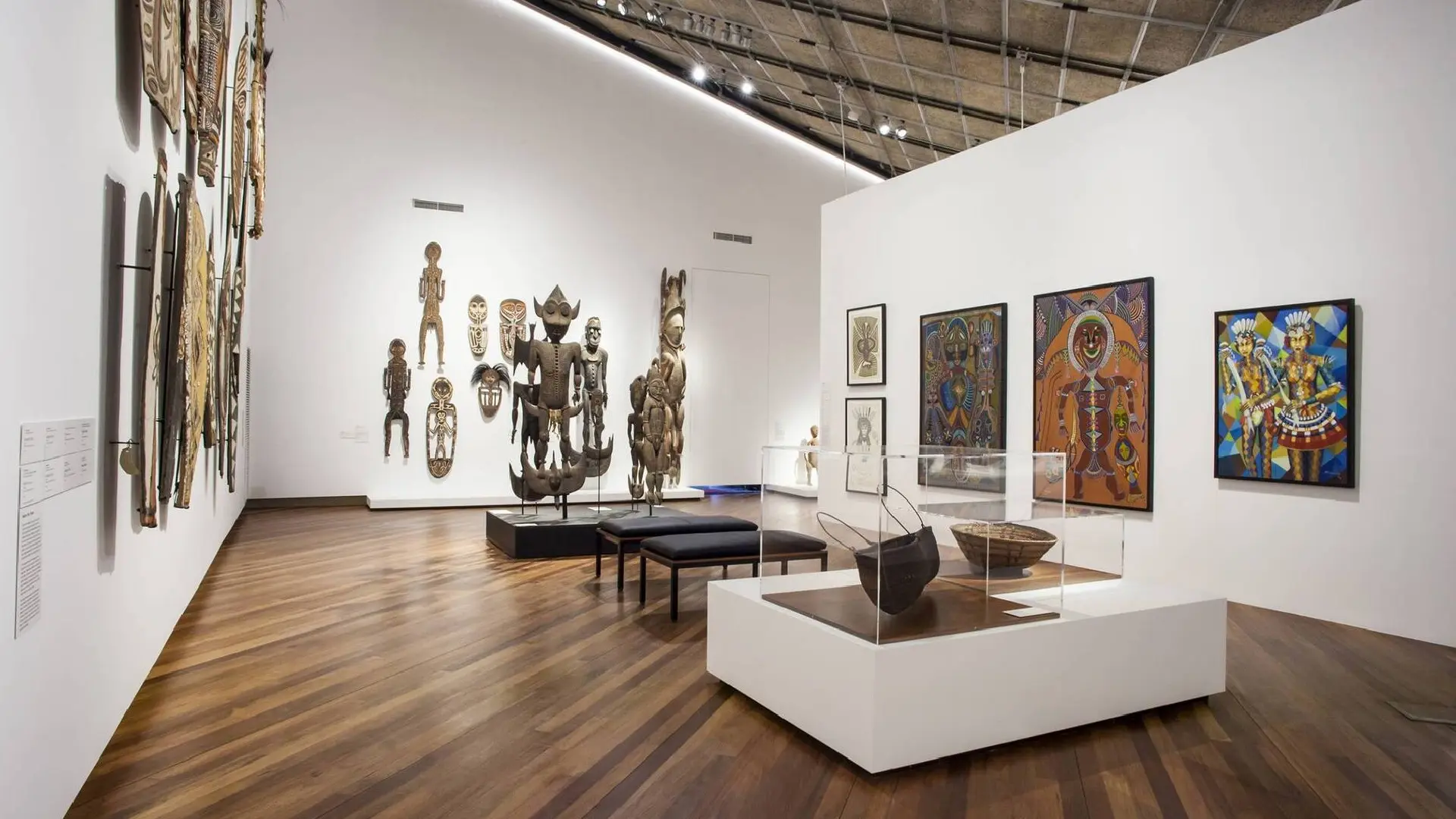 Exterior and cultural exhibits at the PNG National Museum & Art Gallery in Port Moresby