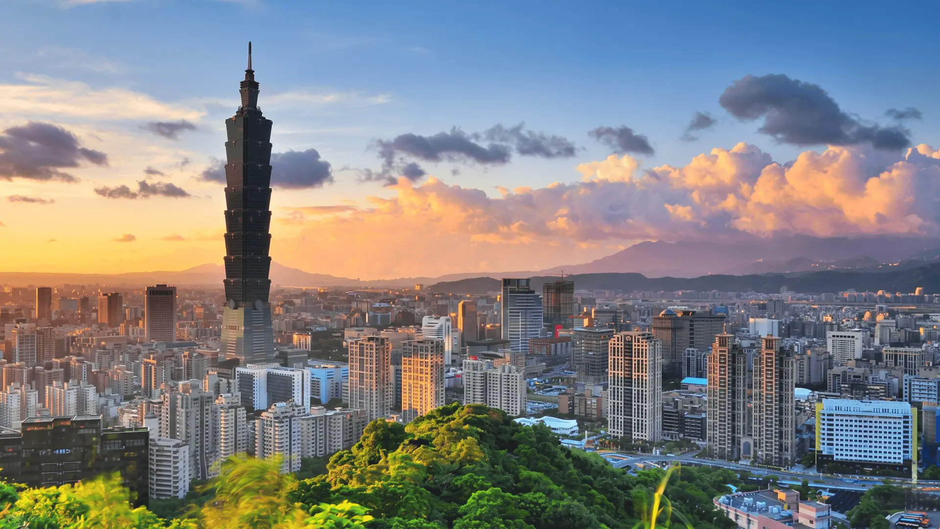 Taipei 101 Observatory deck with stunning high-altitude views over the city