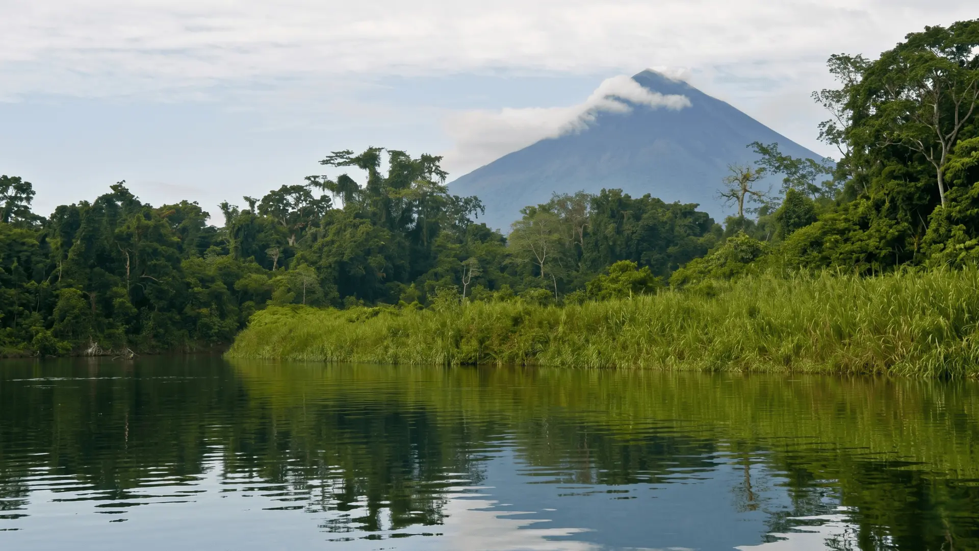 Dramatic Ulawun Volcano, one of Papua New Guinea’s active volcanoes